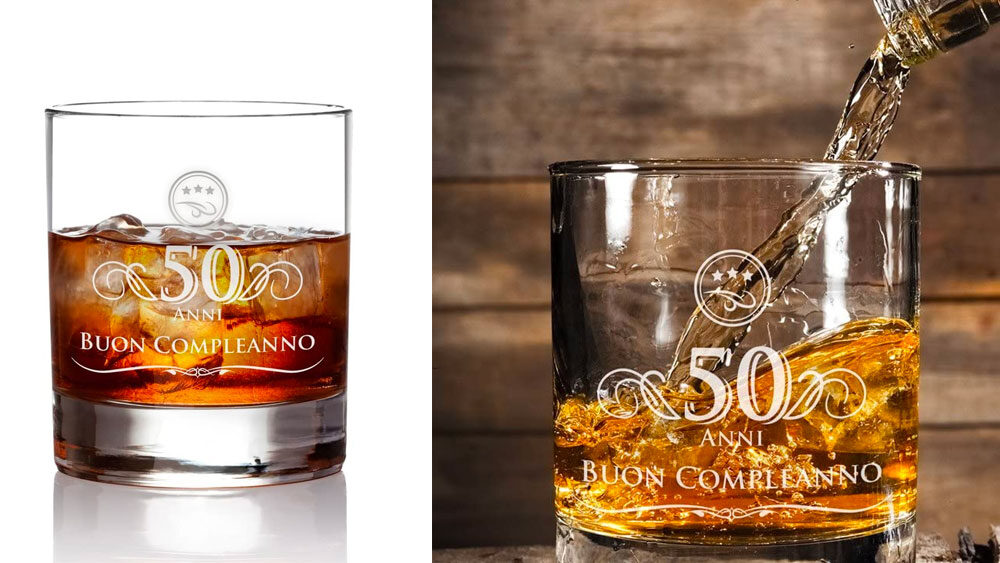 Bicchieri Whisky Bicchiere Cocktail Whiskey Cristallo SkySnow Set di 2 Bicchieri in Vetro Bicchiere da Whiskey da Regalare 