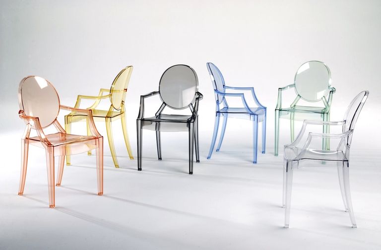 le sedie louis ghost di Starck tra i mobili di design famosi
